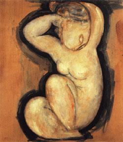 Amedeo Modigliani caryatid